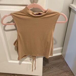 Beige Crop top